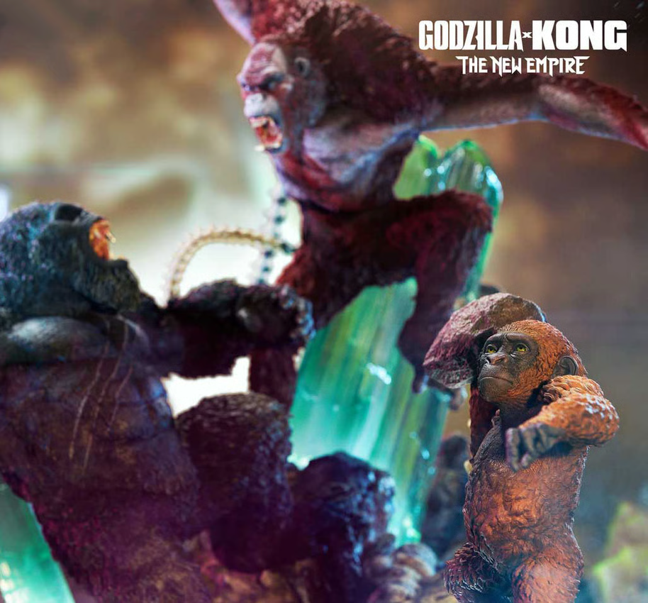 SIDESHOW KONG VS. SKAR KING (BONUS VERSION) DIORAMA BY PRIME 1 STUDIO