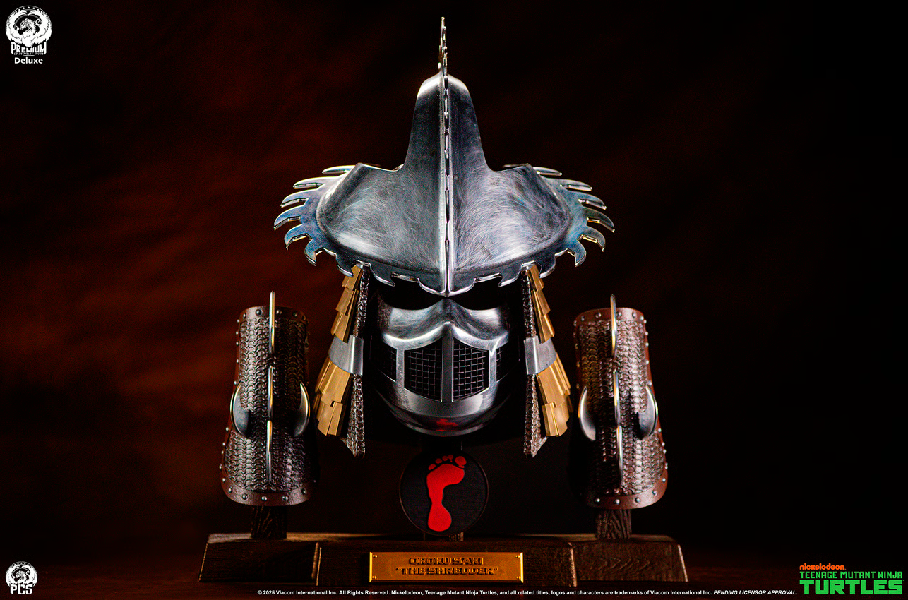 SIDESHOW SHREDDER STAINLESS STEEL ARMOR SET (OOZE EDITION) LIFE-SIZE REPLICA BY PCS