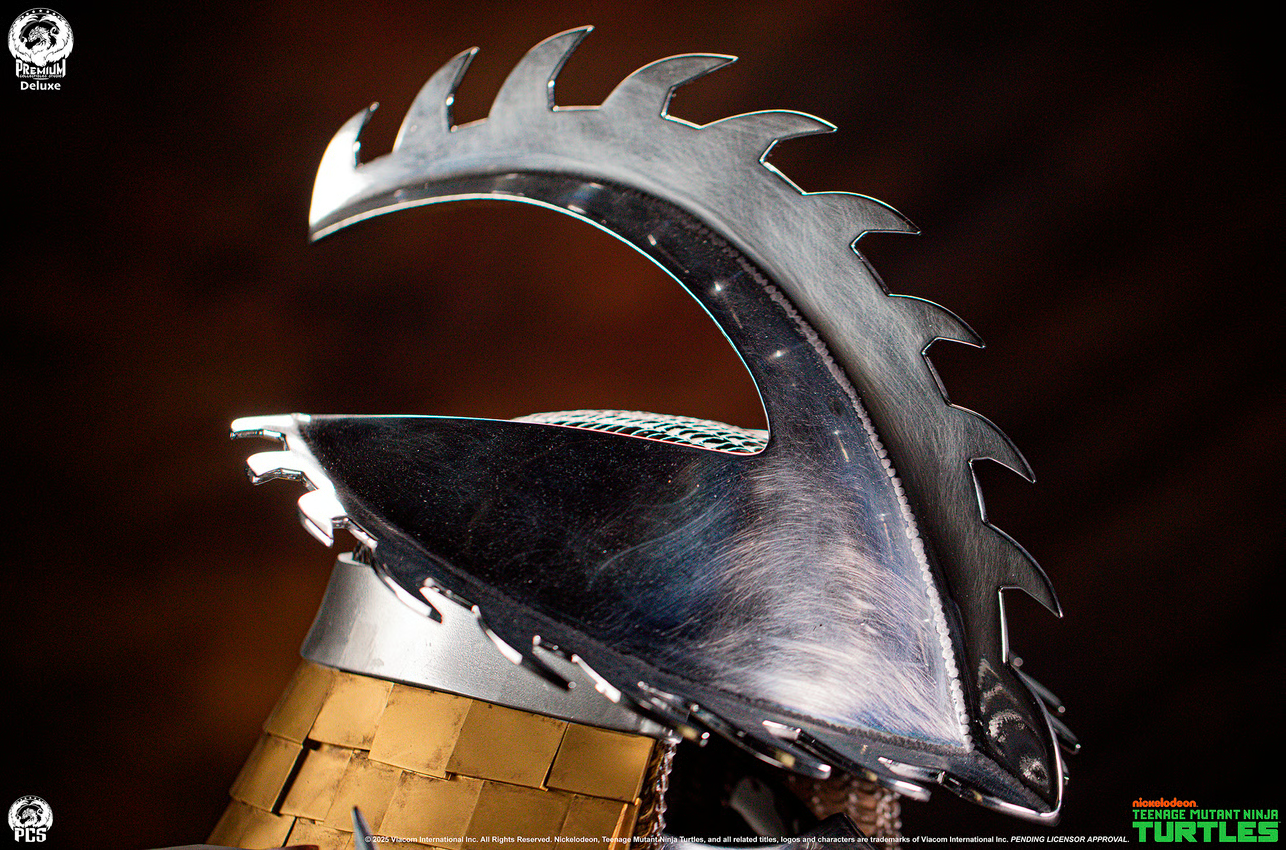 SIDESHOW SHREDDER STAINLESS STEEL ARMOR SET (OOZE EDITION) LIFE-SIZE REPLICA BY PCS