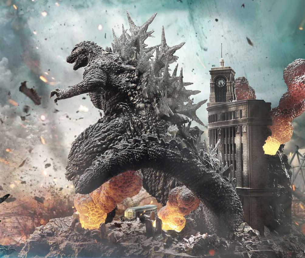 SIDESHOW GODZILLA DIORAMA BY PRIME 1 STUDIO