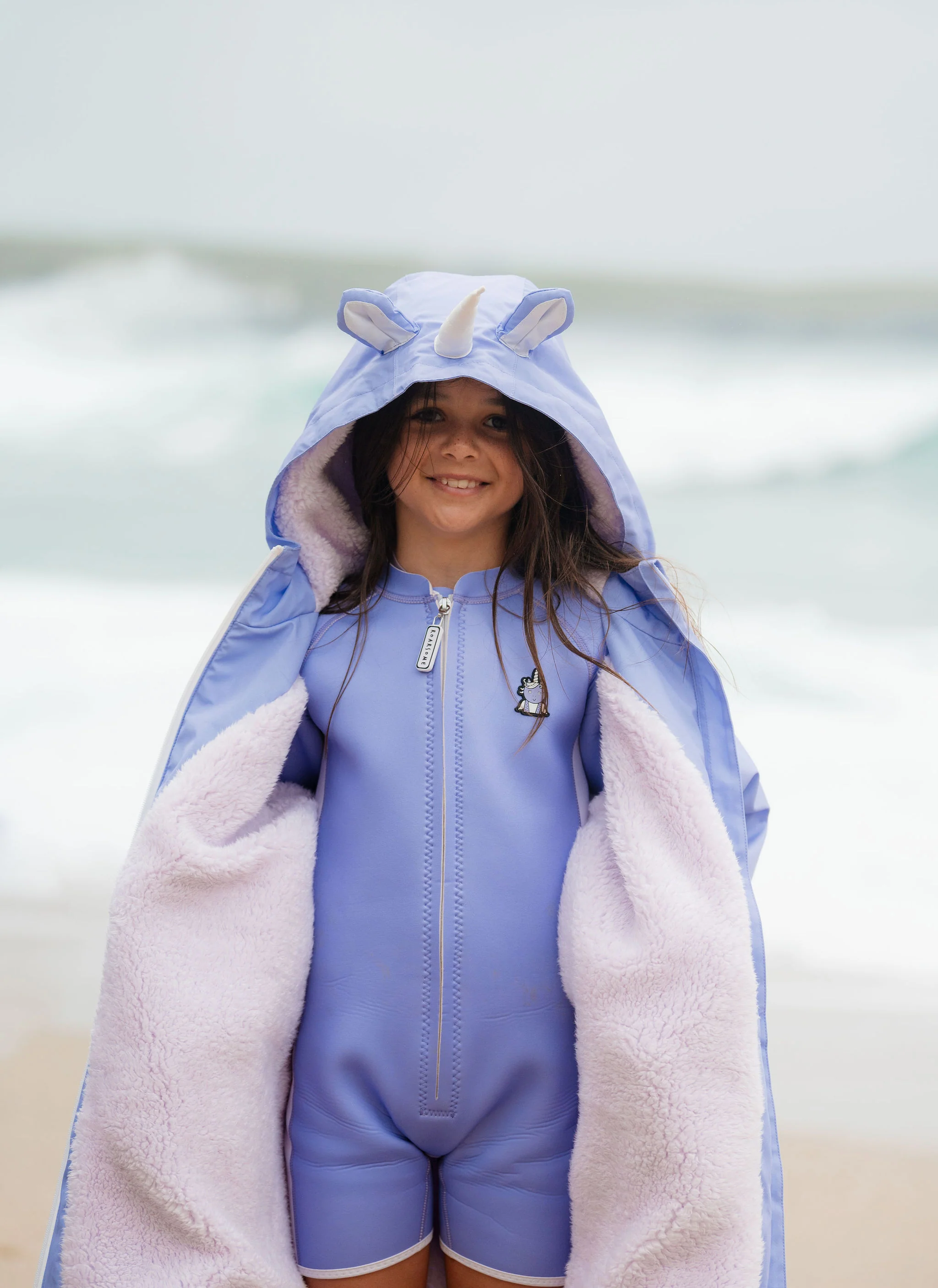 ROARSOME SPARKLE THE UNICORN - KIDS OUTDOOR CHANGING ROBE