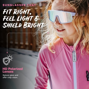 ROARSOME LILAC/WHITE - SUNGLASSES