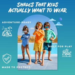 ROARSOME BLUE/GREEN - SUNGLASSES