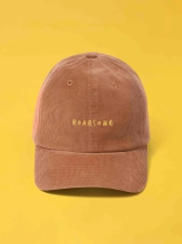 ROARSOME CORDUROY CAP - CAMEL
