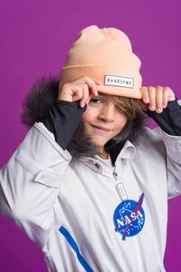 ROARSOME KIDS BEANIES - PEACH