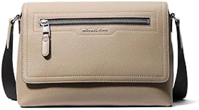 MICHAEL KORS MENS HUDSON SMALL FLAP MESSENGER BAG STYLISH LEATHER CROSSBODY BAG