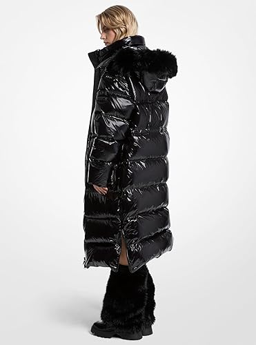 MICHAEL KORSロングジャケット Michael Kors Kadın Kapüşonlu Uzun Şişme Mont | Amerikasepetim
