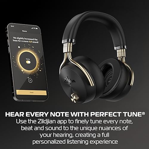 ZILDJIAN ALCHEM-E WIRELESS OVER-EAR HEADPHONES WITH ACTIVE NOISE CANCELLING MIC, 45H BATTERY