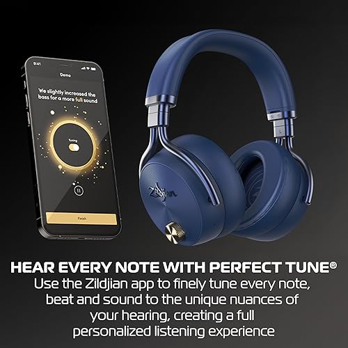 ZILDJIAN ALCHEM-E WIRELESS OVER-EAR HEADPHONES, ANC, MIC, 45H BATTERY, MIDNIGHT