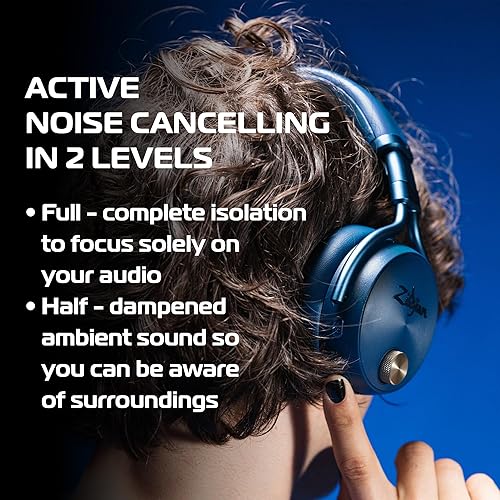 ZILDJIAN ALCHEM-E WIRELESS OVER-EAR HEADPHONES, ANC, MIC, 45H BATTERY, MIDNIGHT
