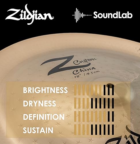 ZILDJIAN Z CUSTOM 18 INCH CHINA CYMBAL PROFESSIONAL DRUM CYMBAL FOR DRUMMERS