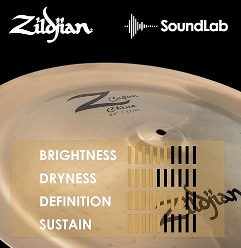 ZILDJIAN Z CUSTOM 20 INCH CHINA CYMBAL PROFESSIONAL DRUM CYMBAL FOR POWERFUL SOUND