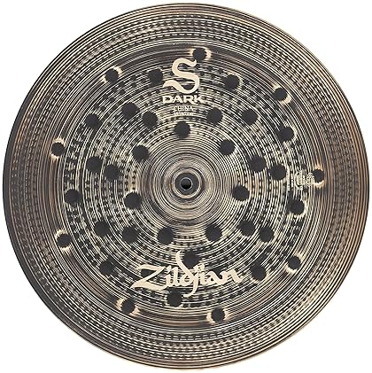 ZILDJIAN 18 INCH S DARK CHINA CYMBAL PROFESSIONAL DRUM CYMBAL FOR POWERFUL SOUND