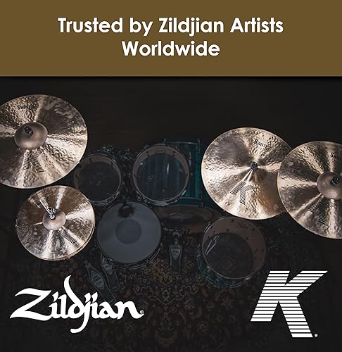 ZILDJIAN 18 INCH K DARK CRASH CYMBAL MEDIUM THIN - PROFESSIONAL DRUM CYMBAL