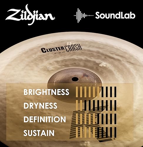 ZILDJIAN K SERIES 16 INCH CLUSTER CRASH CYMBAL PROFESSIONAL DRUM CYMBAL FOR DRUMMERS