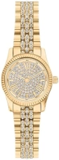 MICHAEL KORS WOMENS LEXINGTON GOLD-TONE STAINLESS STEEL WATCH MK7575 THREE-HAND DESIGN