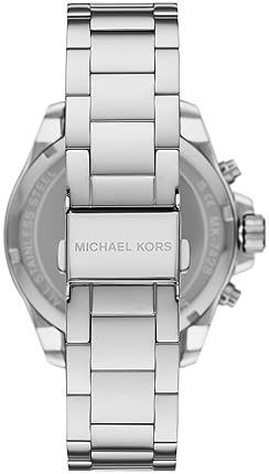 MICHAEL KORS WREN WOMENS STAINLESS STEEL PAVé CRYSTAL WATCH ELEGANT DESIGNER TIMEPIECE