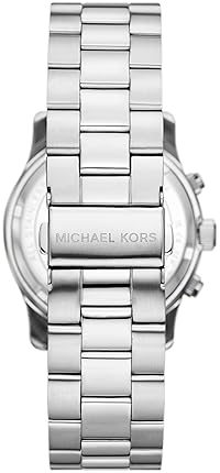 MICHAEL KORS RUNWAY WOMENS STAINLESS STEEL WATCH WITH STEEL, CERAMIC, OR SILICONE BAND