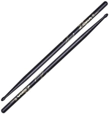 ZILDJIAN 5A BLACK DRUMSTICKS DURABLE PROFESSIONAL DRUM STICKS FOR DRUMMERS