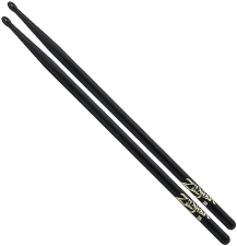 ZILDJIAN 7A BLACK NYLON TIP DRUMSTICKS LIGHTWEIGHT, DURABLE DRUM STICKS FOR DRUMMERS