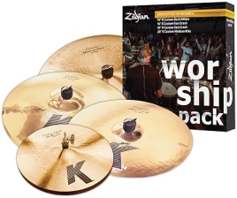 ZILDJIAN WORSHIP K CUSTOM CYMBAL SET HIGH-QUALITY DRUM CYMBALS FOR WORSHIP MUSIC