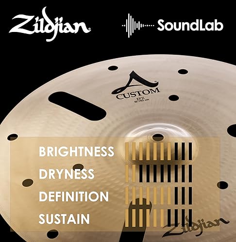 ZILDJIAN A CUSTOM EFX 16 INCH CRASH CYMBAL PROFESSIONAL DRUM CYMBAL