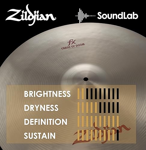 ZILDJIAN 22-INCH FX EFFECT CYMBAL MULTICOLORED PERCUSSION CYMBAL A0623