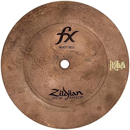 ZILDJIAN FX BLAST 7-INCH BELL CYMBAL HIGH-QUALITY PERCUSSION ACCESSORY
