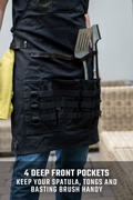 DALSTRONG HEAVY-DUTY WAXED CANVAS BBQ APRON