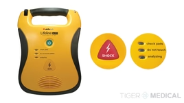 TIGERMEDICAL LIFELINE AED DEFIBRILLATOR PACKAGE