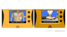 TIGERMEDICAL LIFELINE VIEW AED DEFIBRILLATOR PACKAGE