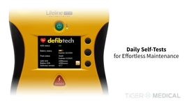 TIGERMEDICAL LIFELINE VIEW AED DEFIBRILLATOR PACKAGE