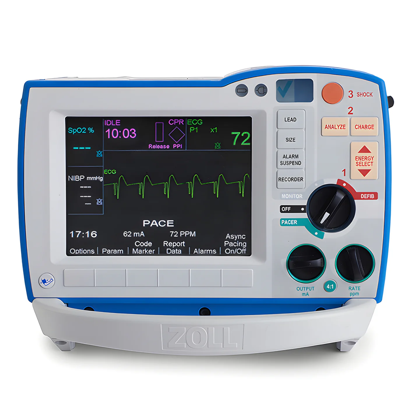 TIGERMEDICAL R SERIES ALS HOSPITAL AED DEFIBRILLATOR