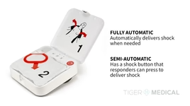 TIGERMEDICAL LIFEPAK CR2 AED DEFIBRILLATOR