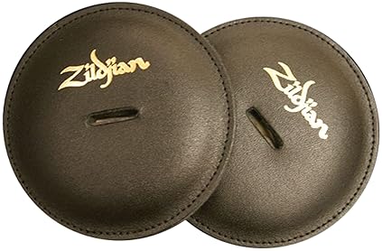 ZILDJIAN LEATHER CYMBAL PADS PAIR DURABLE DRUM CYMBAL PROTECTION PADS