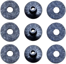 ZILDJIAN CYMBAL FELT AND SLEEVE SET 3 PACK FOR DRUM KIT ACCESSORIES