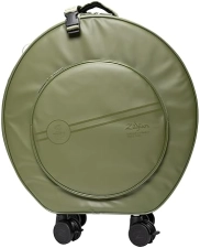 ZILDJIAN 24 INCH ROLLING CYMBAL BAG IN SAGE DURABLE TOURING CYMBAL CASE FOR DRUMMERS