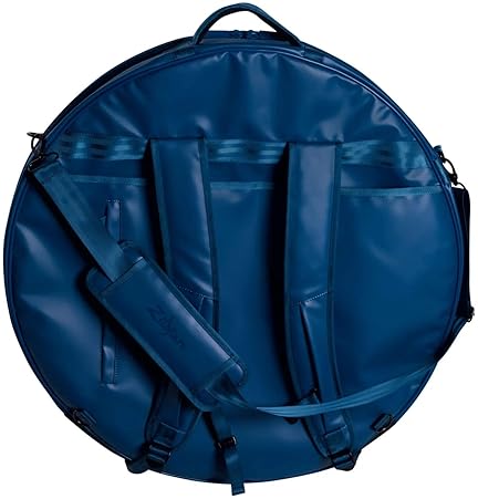 ZILDJIAN 24 INCH GIGGING BACKPACK CYMBAL BAG IN MIDNIGHT DURABLE DRUM ACCESSORY CASE