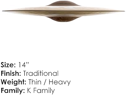 ZILDJIAN K SWEET 14 INCH HI-HAT CYMBALS PROFESSIONAL DRUM CYMBALS FOR DRUMMERS