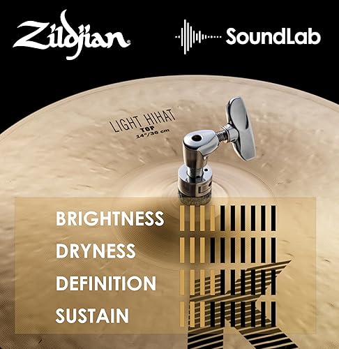 ZILDJIAN K LIGHT HI-HAT CYMBALS PROFESSIONAL DRUM CYMBALS FOR DRUMMERS