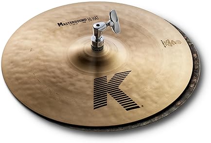 ZILDJIAN K MASTERSOUND 14 INCH HI-HAT CYMBALS PROFESSIONAL DRUM CYMBALS