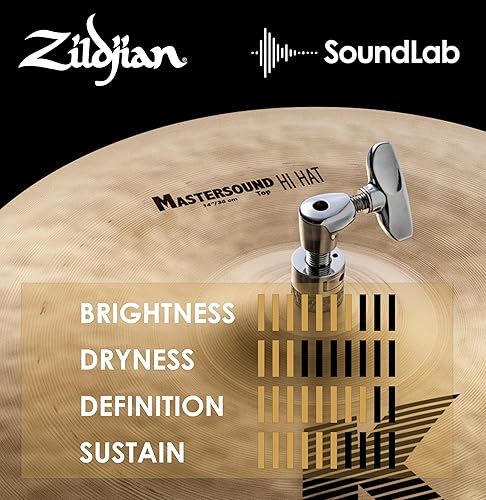 ZILDJIAN K MASTERSOUND 14 INCH HI-HAT CYMBALS PROFESSIONAL DRUM CYMBALS