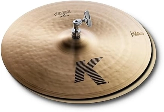 ZILDJIAN K SERIES 16 INCH LIGHT HI-HAT CYMBALS PROFESSIONAL DRUM CYMBALS FOR DRUMMERS