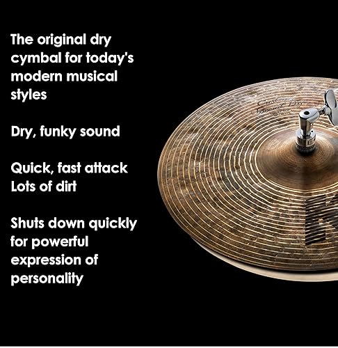 ZILDJIAN 14 K CUSTOM SPECIAL DRY HI-HAT CYMBALS PROFESSIONAL DRUM ACCESSORIES