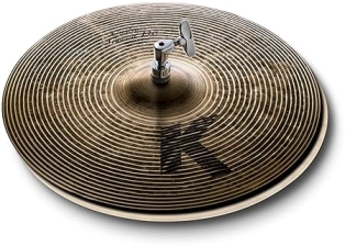 ZILDJIAN 15 K CUSTOM SPECIAL DRY HI-HAT CYMBALS PROFESSIONAL DRUM ACCESSORIES