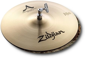 ZILDJIAN 14 INCH A MASTERSOUND HI-HATS PAIR PROFESSIONAL CYMBALS FOR DRUMMERS