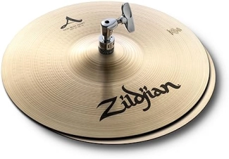 ZILDJIAN A SERIES NEW BEAT 12 INCH HI-HAT CYMBALS FOR DRUMS