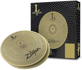 ZILDJIAN 14 INCH L80 LOW VOLUME HI-HAT CYMBALS PAIR FOR QUIET PRACTICE SESSIONS