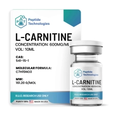 PEPTIDETECH L-CARNITINE RESEARCH LIQUID 600 MG/ML (20ML VOLUME)