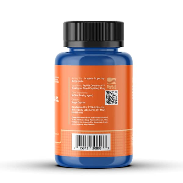BIOLONGEVITY BIOPARATHYROID – A-21 PEPTIDE BIOREGULATOR (BONOTHYRK) 60 CAPSULES